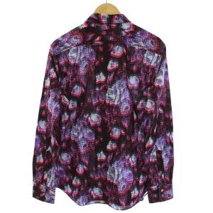 PAUL SMITH シャツ 長袖 花柄 XL ピンク 紫 パープル