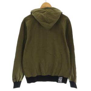 Back Channel コーデュラプルオーバーパーカー CORDURA PULLOVER PARKA 長袖 フード プリント L カーキ 黒 ブラック