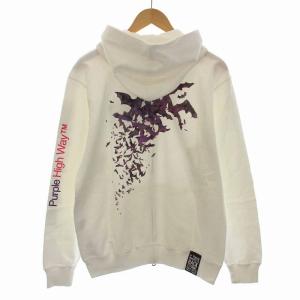 Back Channel CRSB FULL ZIP PARKA フルジップ パーカー スウェット ジップアップ 裏起毛 長袖 M 白 ホワイト 2320259