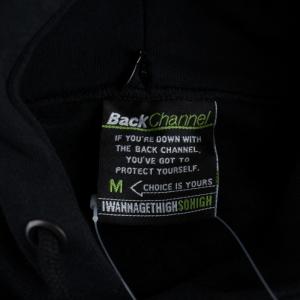 Back Channel CRSB PULLOVER PARKA パーカー スウェット トレーナー プルオーバー 長袖 プリント 裏起毛 M 黒 ブラック