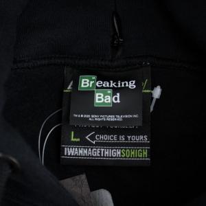Back Channel Breaking Bad PULLOVER PARKA パーカー スウェット トレーナー 長袖 プリント 裏起毛 L 黒 ブラック