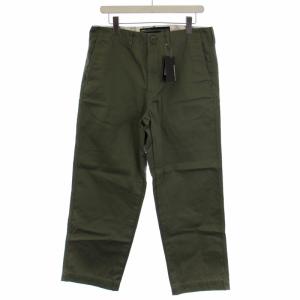WIDE CHINO PANTS チノパンツ ジップフライ M カーキ 2321657