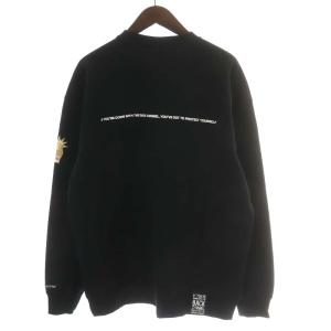 Back Channel BLANTESS CREW SWEAT スウェット トレーナー コットン ロゴ XL 黒 ブラック 2321275