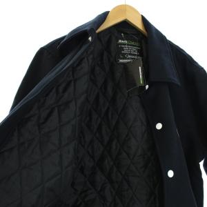 Back Channel STADIUM JACKET スタジャン スタジアムジャンパー ジャケット アウター 総柄 刺繍 L 紺 ネイビー