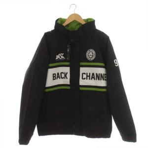 タグ付き STAND COLLAR JACKET スタンドカラー ナイロン ジャケット 中綿 フード 2way アウター L