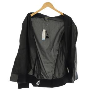 Back Channel ナイロンジャケット NYLON JACKET ブルゾン ジップアップ ロゴ M チャコールグレー 黒 ブラック 2320001