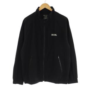 クールタッチトラックジャケット COOL TOUCH TRACK JACKET ハイネック ジップアップ ナイロン L 黒