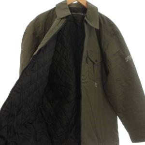 Back Channel タグ付き Prillmal SHIRT JACKET ミリタリー ワーク ジャケット 裏地キルティング アウター XL カーキ