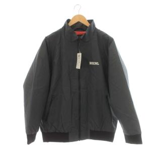 タグ付き FIELD JACKET ジャケット ナイロン スタンドカラー アウター L チャコールグレー