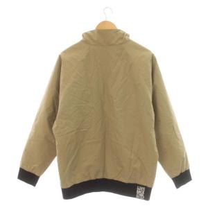 Back Channel タグ付き FIELD JACKET ナイロンジャケット スタンドカラー 裏起毛 刺繍 アウター L ベージュ