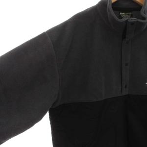 Back Channel フリースジャケット ハーフボタン スタンドカラー ナイロン 切替 L グレー