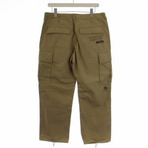 Back Channel AVIREX リップストップ ファティーグパンツ カーゴパンツ ジップフライ ロゴ L ベージュ 6176084