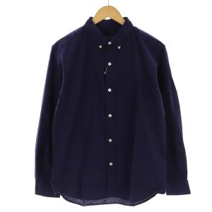 オックスフォードボタンダウンシャツ OX B.D. SHIRT 長袖 ロゴ M 紺 ネイビー 2321350