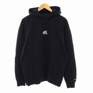 Back Channel OUTDOOR LOGO PULLOVER PARKA ロゴ プルオーバー パーカー スウェット 裏起毛 長袖 L 紺 ネイビー