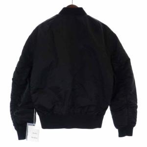 Acne Studios 18SS MAKIO MA-1 BOMBER JACKET 裏地キルティング 44 ブラック