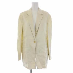 22SS ハイブリッドクロスジャケット テーラードジャケット 1B ノーベント 36 S アイボリー