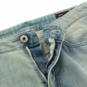 DIESEL リゾーネ Rizzo-Ne デニムパンツ ジーンズ ジップフライ USED加工 ダメージ加工 W27 S 水色 ライトブルー