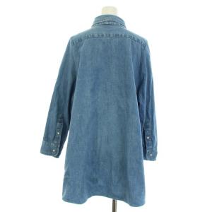 Ron Herman アールエイチシー RHC デニムシャツ ブラウス 長袖 XS 青 ブルー