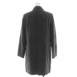 ANAYI チェスターコート ロング シングル 1B 毛 カシミヤ混 38 M グレー