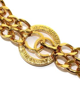 CHANEL ココマーク チェーンベルト ゴールド色
