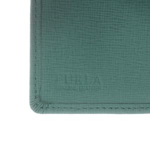 FURLA バビロン BABYLON 三つ折り財布 小銭入れ レザー 水色 ライトブルー