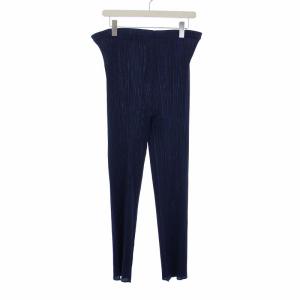 ISSEY MIYAKE プリーツ イージーパンツ L 紺 ネイビー