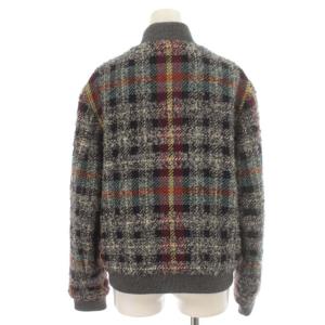 Acne Studios AZURA CHECK PAW16 ジャケット ブルゾン ツイード チェック 34 XS グレー