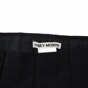 ISSEY MIYAKE プリーツスカート ロング マキシ M 黒 ブラック