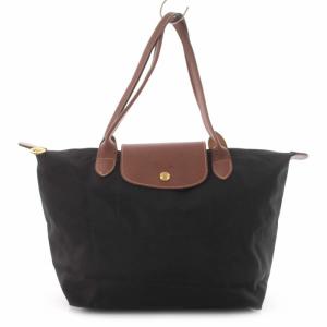 ル プリアージュ トートバッグ ハンドバック 黒 ブラック 茶 ブラウン