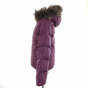 DUVETICA adhara アダラ ダウンジャケット ナイロン ラクーンファー 40 L 紫 パープル