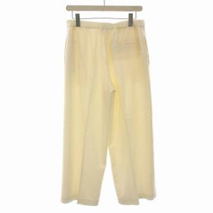 Theory 21AW Light Saxony 2 Wide Pull On ワイドパンツ ウール L 白 オフホワイト