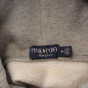 RALPH LAUREN PINK PONY パーカー スウェット プルオーバー 裏起毛 M グレー