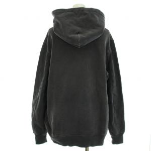 REMI RELIEF ドゥーズィエムクラス取扱い 21AW タイガーフードパーカー プルオーバー 長袖 プリント ヴィンテージ加工 M グレー