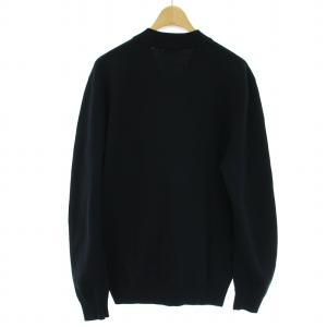 DIESEL ニットジャケット ブルゾン ジップアップ S 黒 ブラック