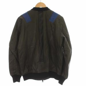 DIESEL L-KITTIE JACKET ジャケット ブルゾン ゴートスキン 山羊革 M カーキ