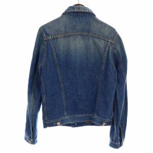 JACOB COHEN JEANS ジージャン Gジャン デニムジャケット リネン混 S 青 ブルー J804