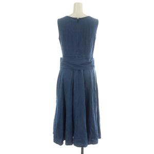 Diagram GRACE CONTINENTAL ワンピース ノースリーブ ミモレ ロング コットン 36 S 水色 ライトブルー