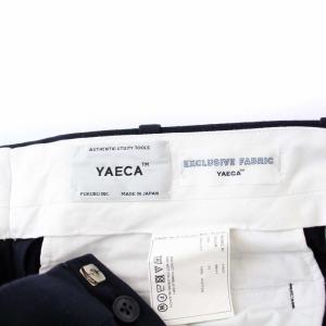 YAECA CHINO CLOTH PANTS CREASED チノクロスパンツ チノパン W30 紺 ネイビー 11607