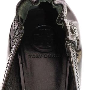 TORY BURCH Patent Reva Ballet バレエシューズ フラット ラウンドトゥ パテントレザー 7.5 24.5cm 黒 ブラック