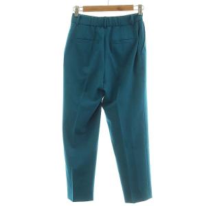 ANAYI テーパードパンツ ジップフライ ストレッチツイル 34 XS 青系 ブルー