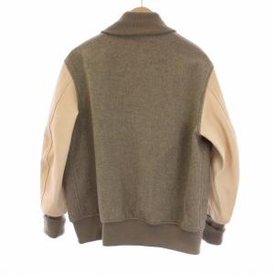 Hender Scheme stadium jumper 切替 S ベージュ oatmeal/natural