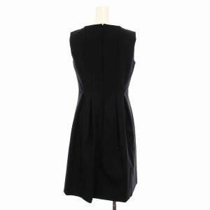 ANAYI ワンピース ノースリーブ ロング 38 M 黒 ブラック