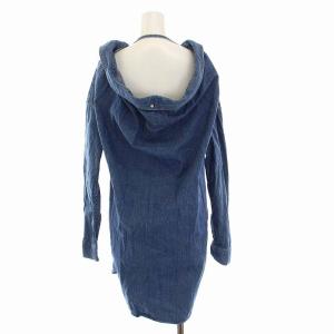 MIHARA YASUHIRO デニムシャツ ブラウス 長袖 36 S 青 ブルー