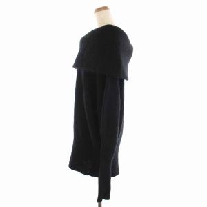 Acne Studios DAZE MOHAIR オフショルダー モヘヤ ニット セーター 長袖 タートルネック M 黒 ブラック