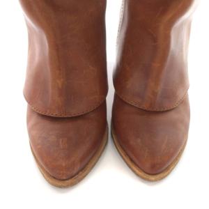 GIVENCHY ロングブーツ ピンヒール レザー 靴 シューズ 36 23cm 茶 ブラウン