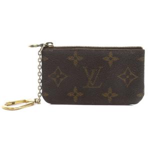 LOUIS VUITTON モノグラム ポシェット クレ マロン コインケース 小銭入れ キーケース PVC 茶色 ブラウン ベージュ M62650 OH