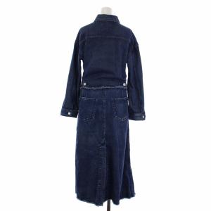 Ameri VINTAGE 20SS 4WAYデニムドレスコート ワンピース ジャケット スカート S 青 ブルー