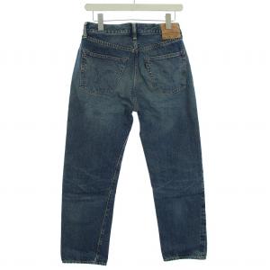 WAREHOUSE 2ND-HAND セコハン ヴィンテージ加工 デニム パンツ ジーンズ ストレート W30 青 ブルー 1101