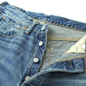 WAREHOUSE 2ND-HAND セコハン ヴィンテージ加工 デニム パンツ ジーンズ ストレート W30 青 ブルー 1101