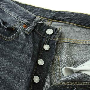 WAREHOUSE 2ND-HAND セコハン ヴィンテージ加工 デニム パンツ ジーンズ ストレート W30 黒 ブラック 1100